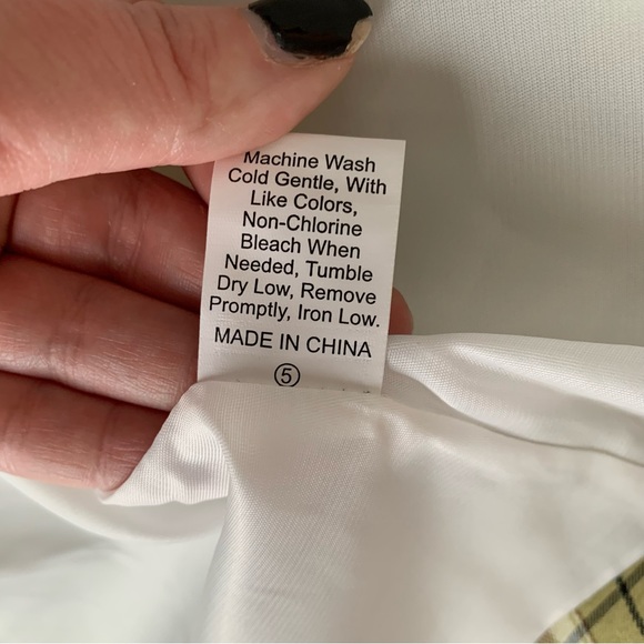 SHEIN JACKET AND SKIRT SET TARTAN PRINT SIZE 0XL - Picture 12 of 12